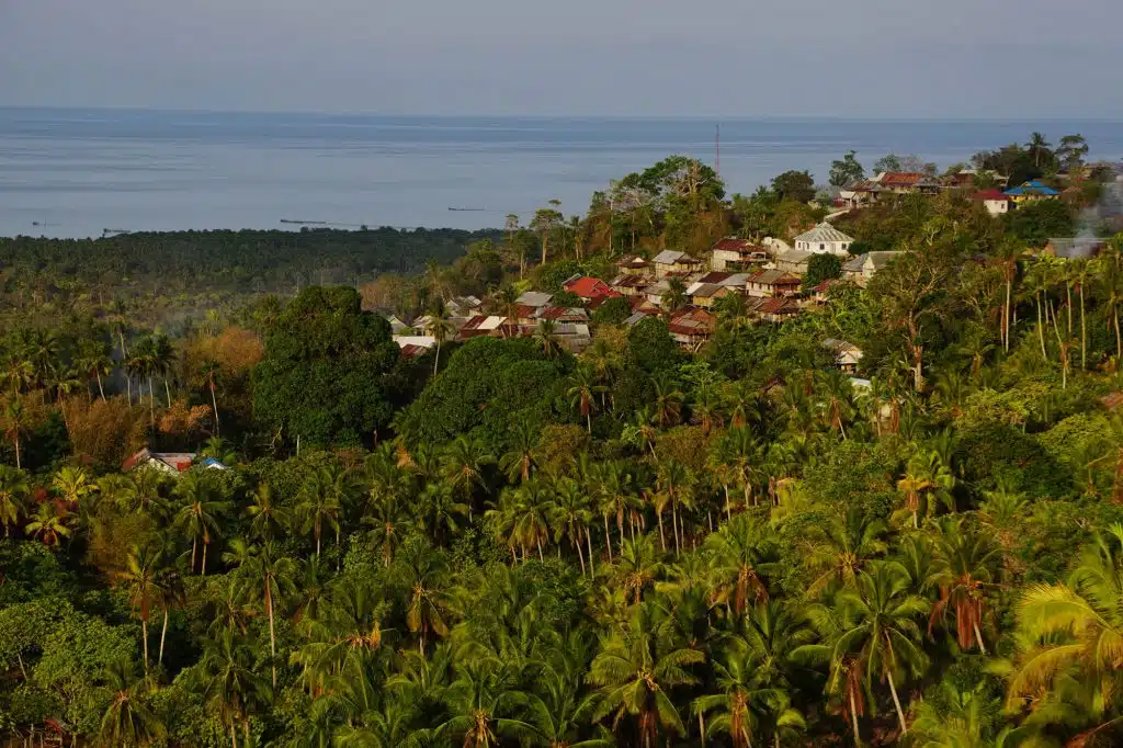 Landscape Pulau Kaledupa, pulau dimana kita ditempatkan selama ekspedisi. Pulau Kaledupa terkenal paling subur diantara pulau pulau yang lain dan mendapat julukan lumbung pangan Wakatobi.