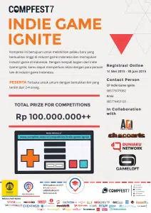[CompFest7] Indie Game Ignite Launching