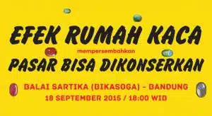 Konser Tunggal Efek Rumah Kaca “Pasar Bisa Dikonserkan” Siap Digelar di Bandung