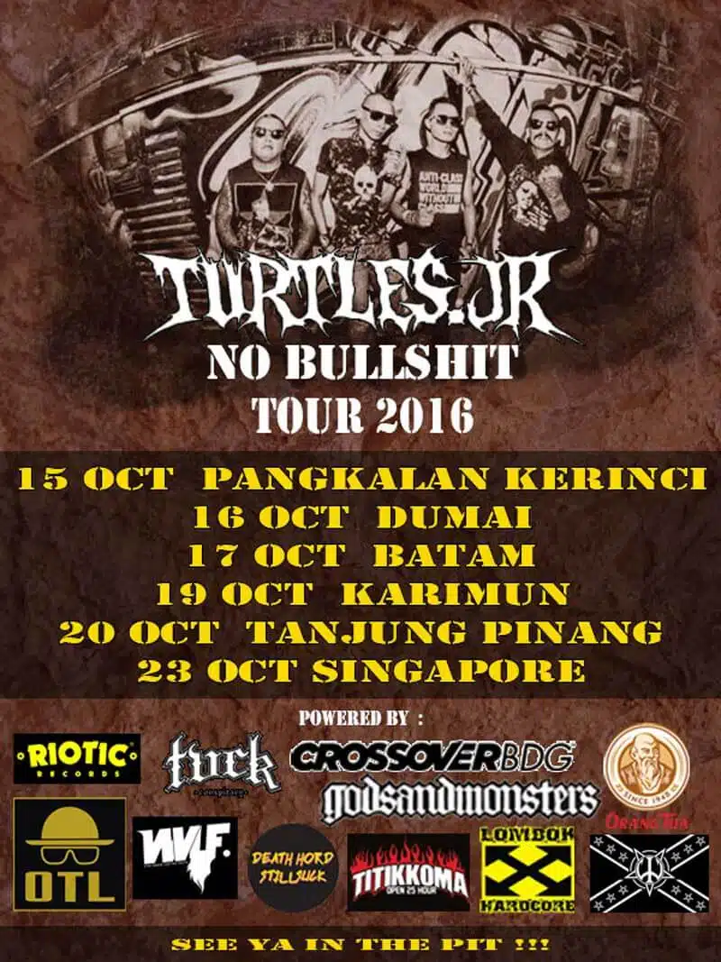 Turtle Jr No Bullshit Tour