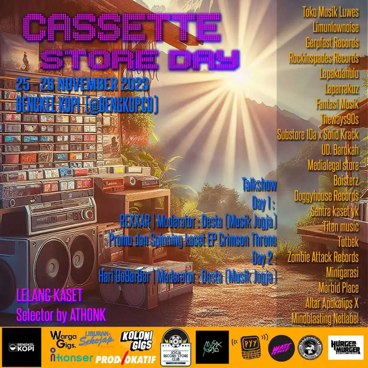 Cassette Store Day Chapter Yogyakarta