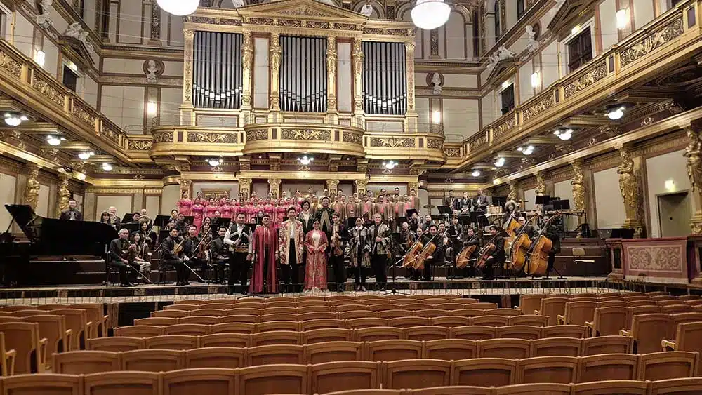 Konser Jakarta Concert Orchestra & Batavia Madrigal Singers “Symphonie der Freundschaft” di Großer Saal Musikverein, Wina.