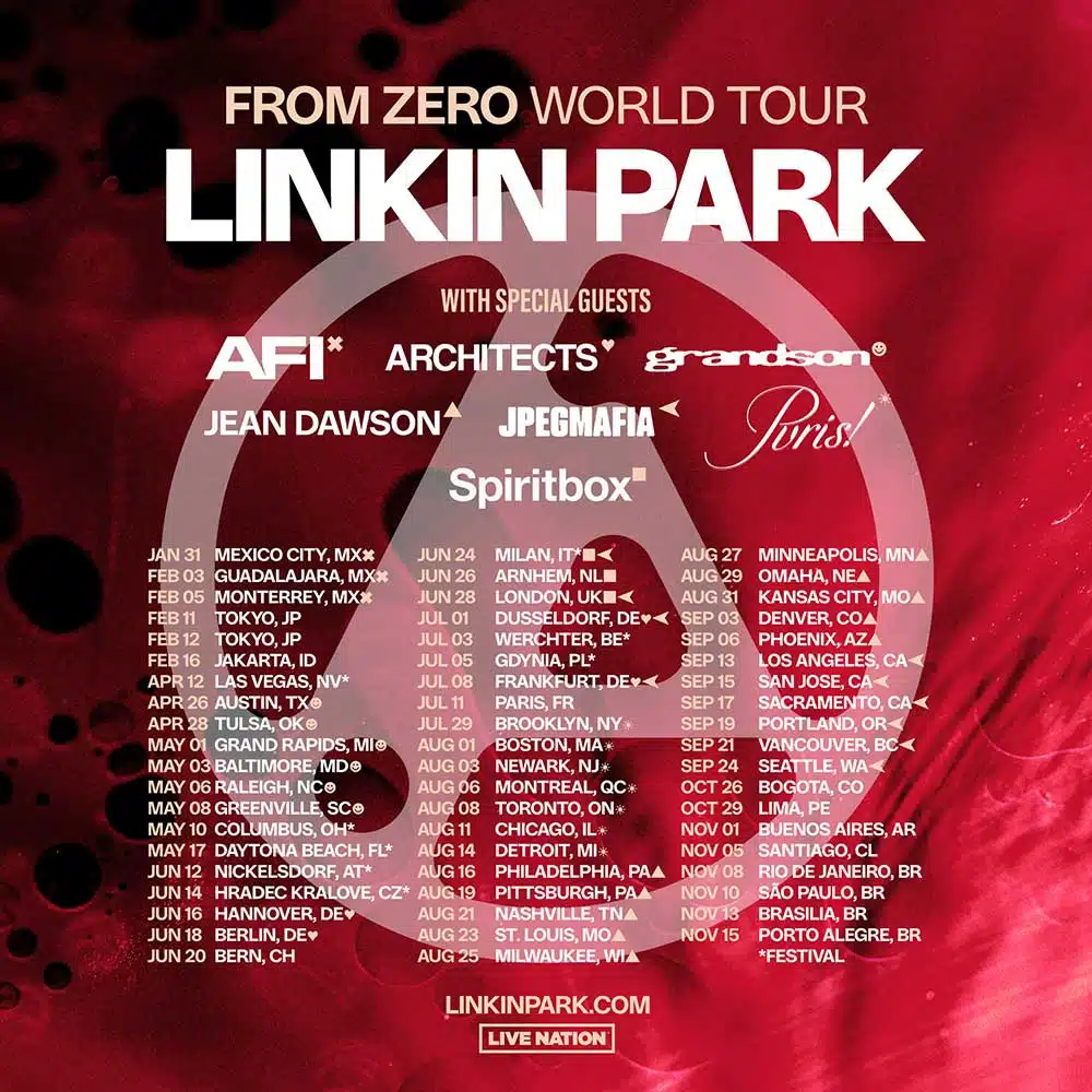 Linkin Park From Zero World Tour 2025