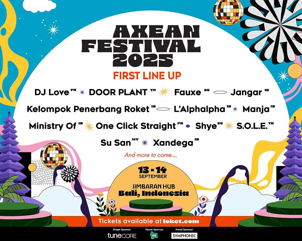 Lineup AXEAN Festival 2025