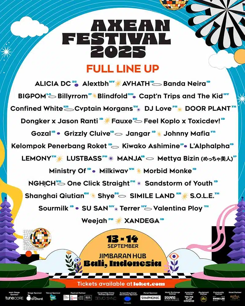 AXEAN Festival 2025 Lineup