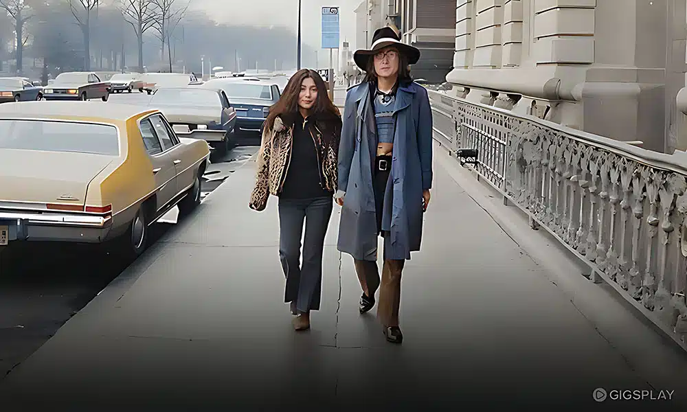John Lennon dan Yoko Ono di Perancis