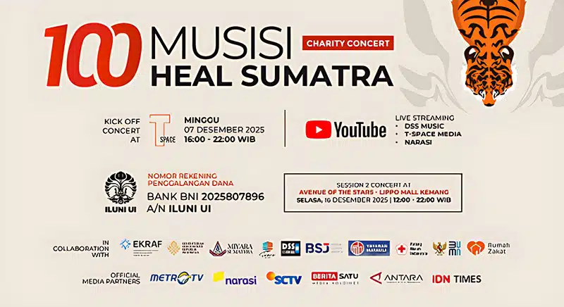 100 Musisi Heal Sumatra