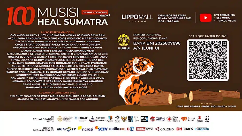 Charity Concert 100 Musisi Heal Sumatra