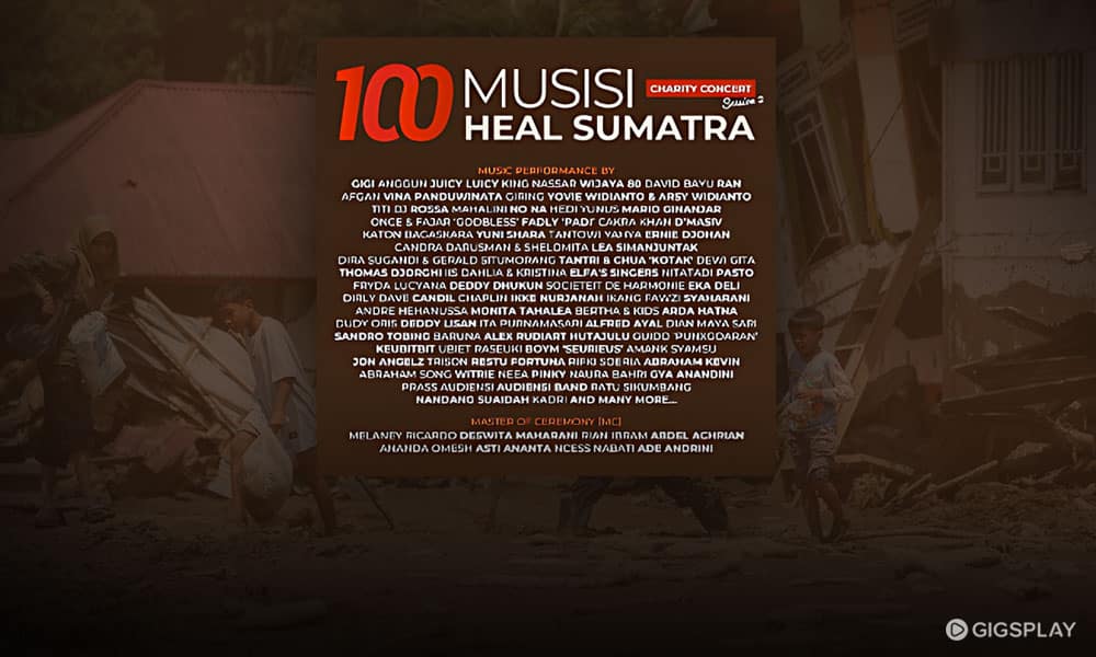 Konser Kedua 100 Musisi Heal Sumatra