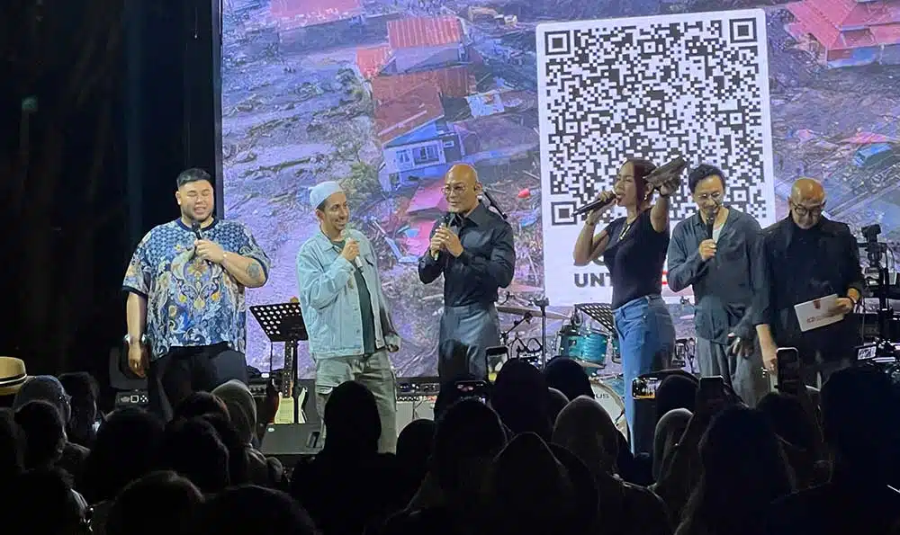 Konser amal penggalangan dana 100 Heal Sumatra