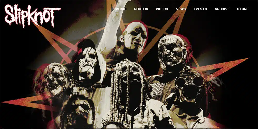 Website Slipknot.com