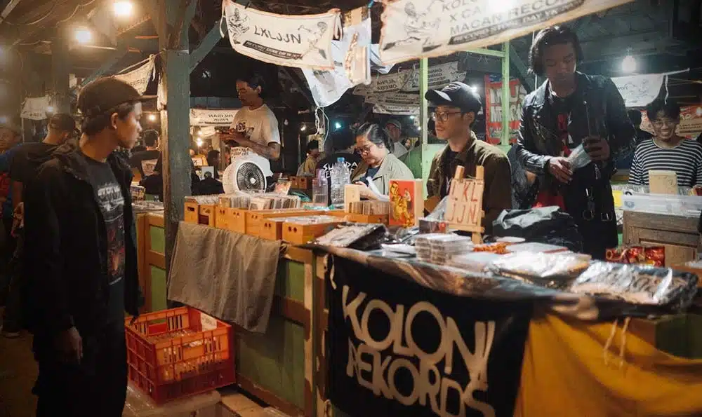 Suasana Record Store Day Yogyakarta 2025