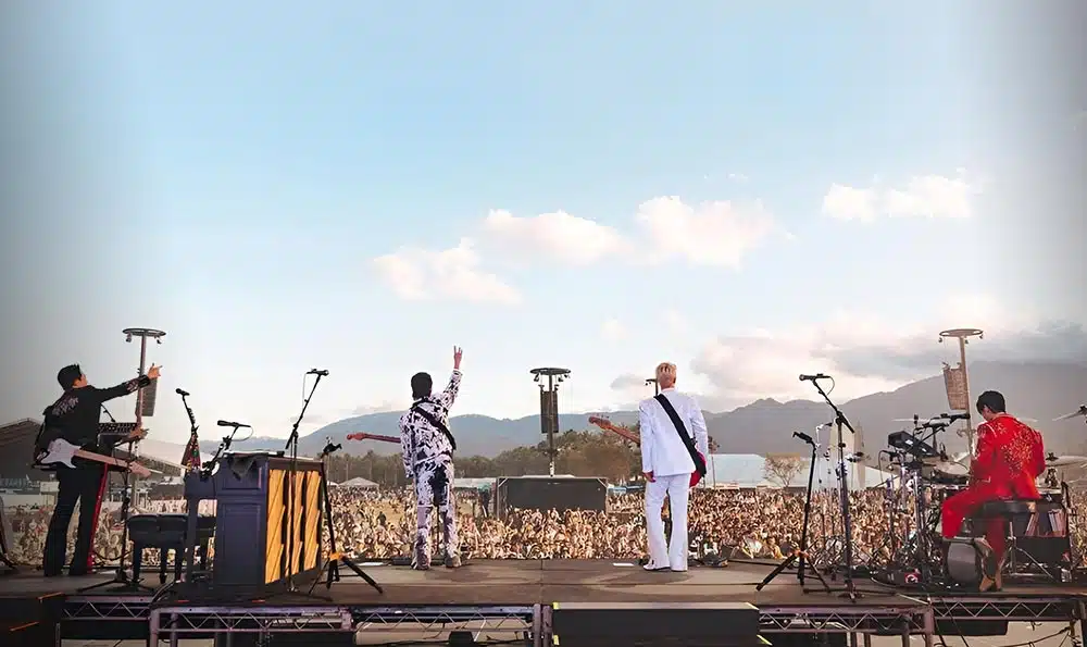 Penampilan The Rose di Coachella