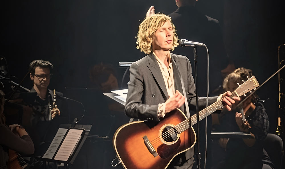 Beck photo by Winston Robinson