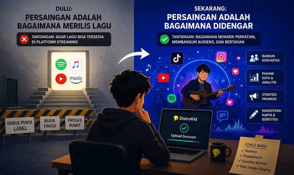 Persaingan Tidak Lagi Soal Merilis Lagu