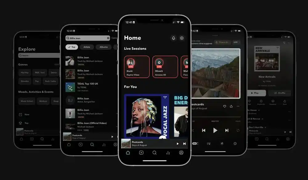 Platform streaming Tidal