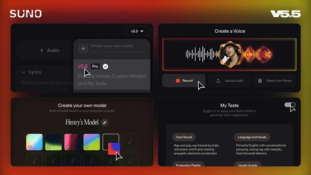 Suno Voice Creator